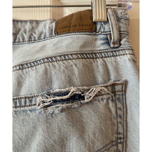 American Eagle Outfitters Light Blue Flare Jeans - Picture 7 of 8